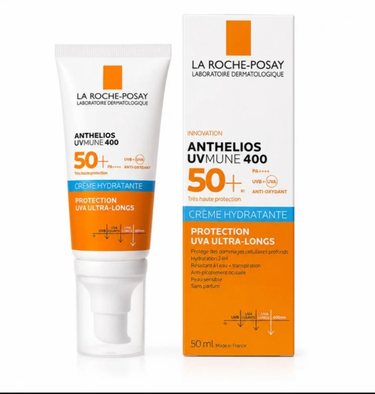 ضد آفتاب کرم آبرسان Anthelios UVMune 400 SPF 50+ لاروش پوزای