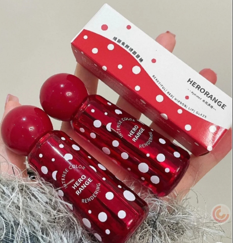 تینت لب شیشه‌ای گیلاسی Hero Range